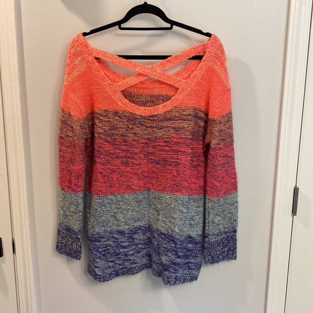 LA Hearts Colorful Sweater - Picture 2 of 4